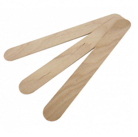 Шпатель отоларингологічний дитячий "ВОЛЕС" дерев'яний шліфований 135х12х1,6 мм одноразового використання стерильний